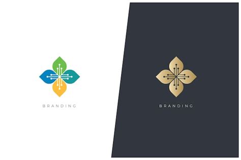 Concepto De Logotipo Vectorial De Redes Comerciales De Marketing Social