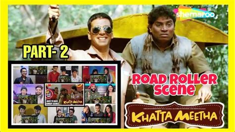 Khatta Meetha Johny Lever Road Roller Comedy Scene Part 2 Fun2shh