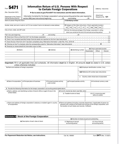 Form 5471 Hone Maxwell Llp