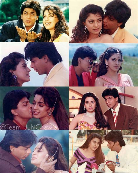 Juhi Chawla And Shahrukh Khan