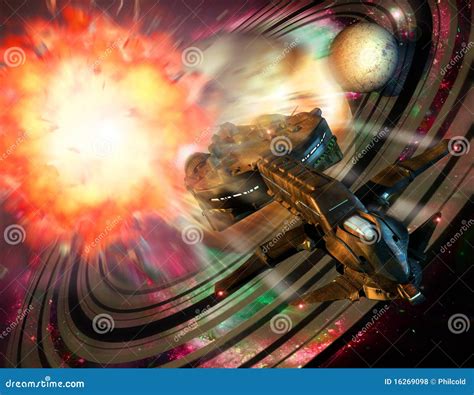 Planet explosion stock illustration. Illustration of fire - 16269098