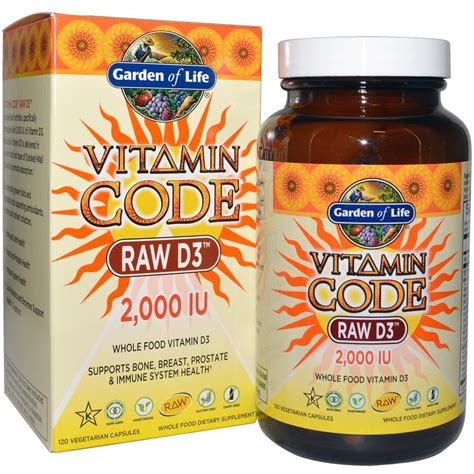 Garden Of Life Vitamin Code Raw D Iu Vegetarian Capsules