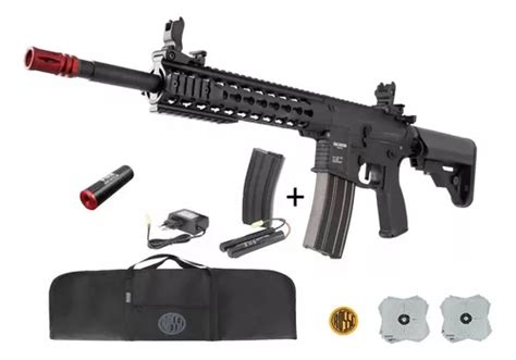 Airsoft Rifle Rossi Ar15 Neptune 10 Supressor Silenciador