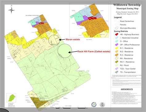 Ewing Township Zoning Map