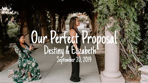 Best Surprise Proposal Lesbian Couple Youtube