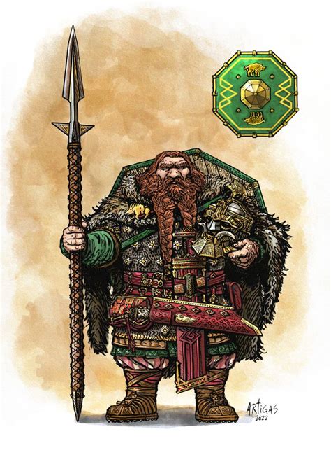 Dwarven Warrior By Artigas On Deviantart In 2022 Fantasy Dwarf Concept Art Characters