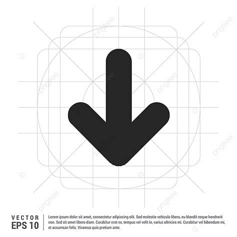 Up Down Arrow Vector Hd Images Down Arrow Icon Arrow Icons Down