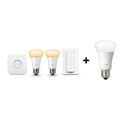 Shop For Philips Hue White Ambience Starter Kit A60 Hue Color Bulb