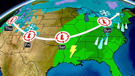 Cross Country Storm Could Produce Rain Snow Wind Possible Severe