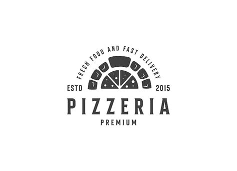 Premium Vector Firewood Brick Oven With Shovel A Pizza Logo Design Vector