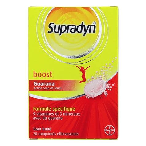 Supradyn Boost Comprim S Effervescents Forme Vitalit