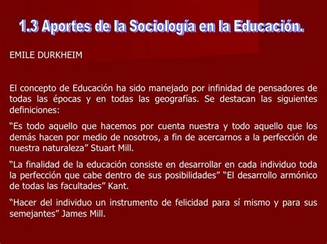 Sociología De La Educación