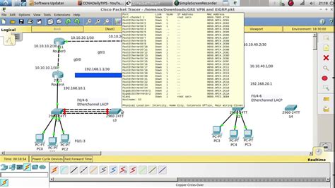 CCNA Lab Configure RPVST VTP Server VTP Client And Etherchannel LACP