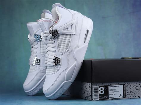 Air Jordan 4 Retro Pure Money 2017 308497 100 02 White Metallic Silver