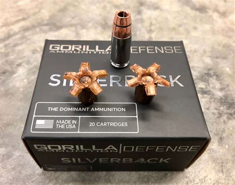 Gorilla Silverback 9MM 135gr Self Defense 20 Round Box Subsonic