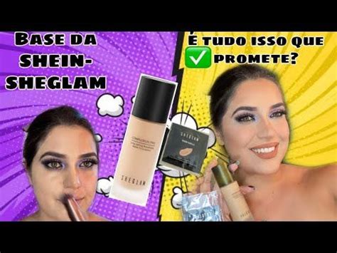 Testando A Base Da Shein Sheglam Complexion Pro Resenha Completa A