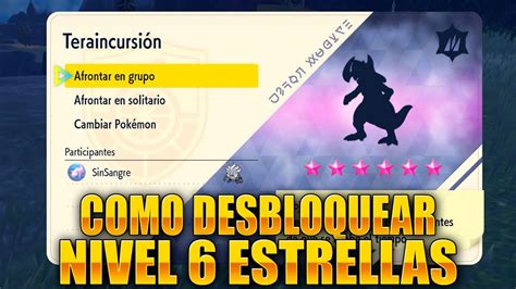 Como Desbloquear Y Activar Las Tera Incursiones De Nivel 6 En Pokemon