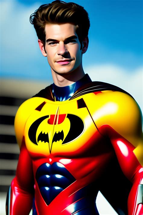 Lexica Andrew Garfield Wearing A Batman Cosplay Realistic Photo