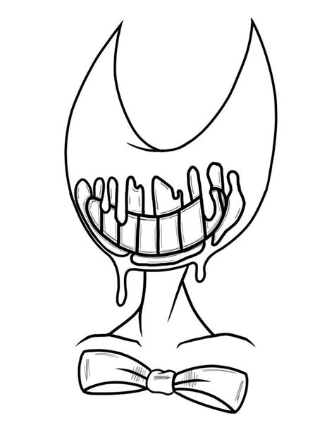 Bendy Characters Coloring Pages