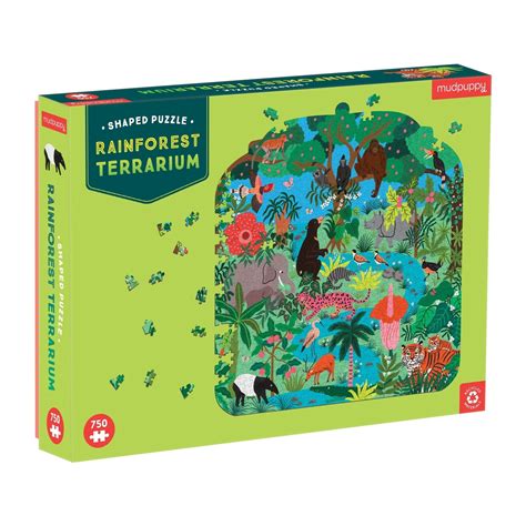 Rainforest Terrarium 750 Piece Shaped Puzzle The Jigstore