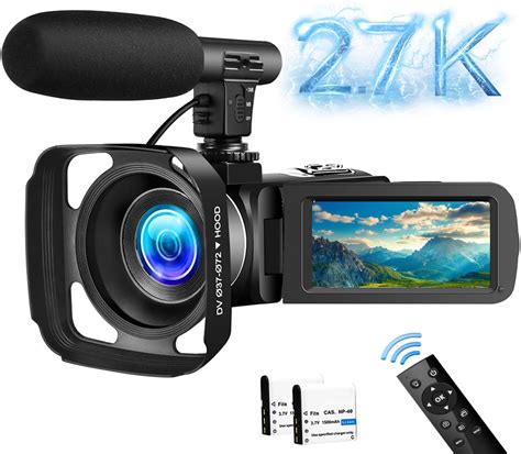 Video Camera Camcorder Full Hd K Fps Mp Vlogging For Youtube Ir