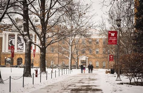 University of Wisconsin Madison in Winter. USA Editorial Photography ...