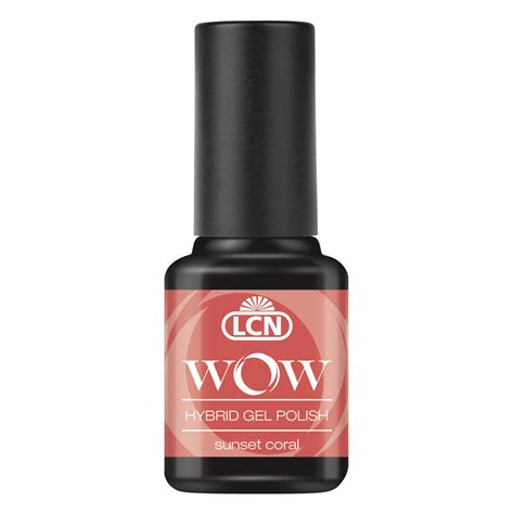 Lcn Wow Hybrid Gel Polish Sunset Coral Ml Msk Podiamed