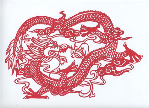 Chinese Dragon Paper Cut By Gamerchick56 On Deviantart