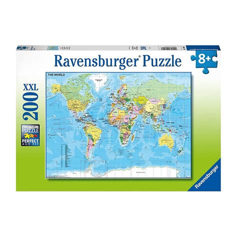 Ravensburger Puzzle Mappa Del Mondo Puzzle Xxl Ravensburger