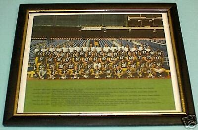 Steelers Framed Color Team Print Three Rivers Ebay