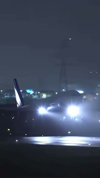 stunning night landing   youtube