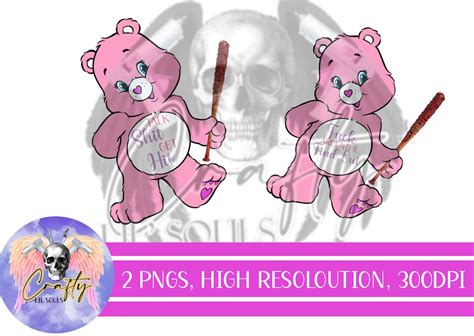 Pink Swear Bear Fuck Around Find Out Sublimation Designs Digital
