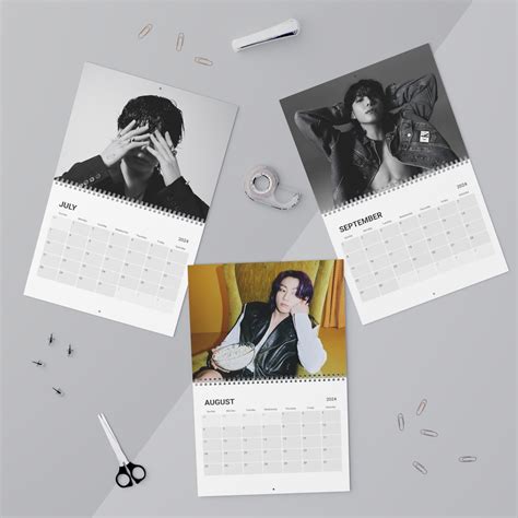 Jungkook Bts Calendar Bts Calendar Kpop Gifts For Etsy Israel