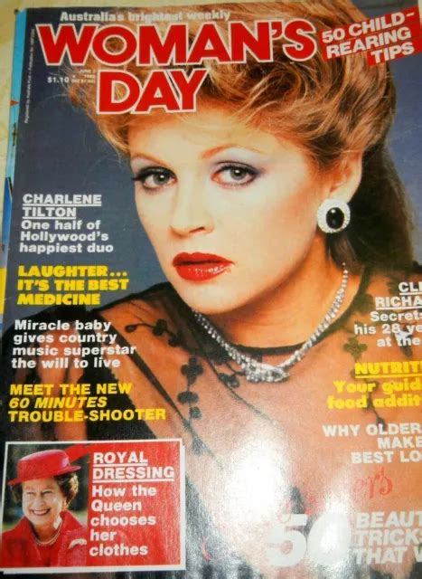 1986 Womans Day Magazine Charlene Tiltoncliff Richard Bo Derekdiana