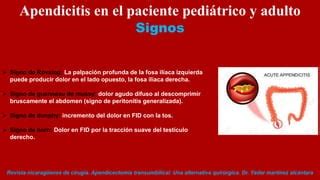 Apendicitis En El Paciente Pedi Trico Y Adulto Ppt