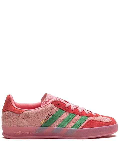 Adidas Gazelle Indoor Semi Pink Spark Preloved Scarlet Sneakers