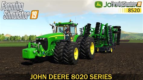 Tractor John Deere 8020 Series Farming Simulator 19