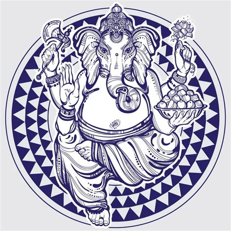 Hindu Lord Ganesha — Stock Vector © Yulianas 94448272