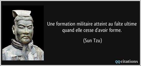 Une formation militaire atteint au faîte ultime quand elle cesse d