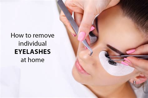 How To Remove Individual Eyelashes At Home