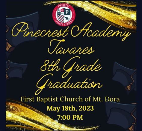 Pinecrest Academy Tavares 8th Grade Graduation - Pinecrest Highlights