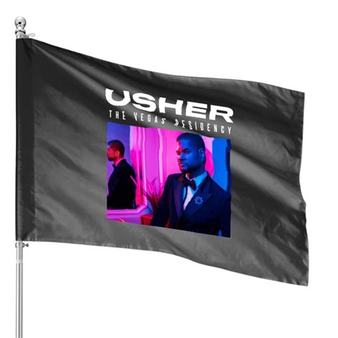 Usher My Way The Vegas Residency Tour 2023 House Flags, Usher Tour 2023 ...