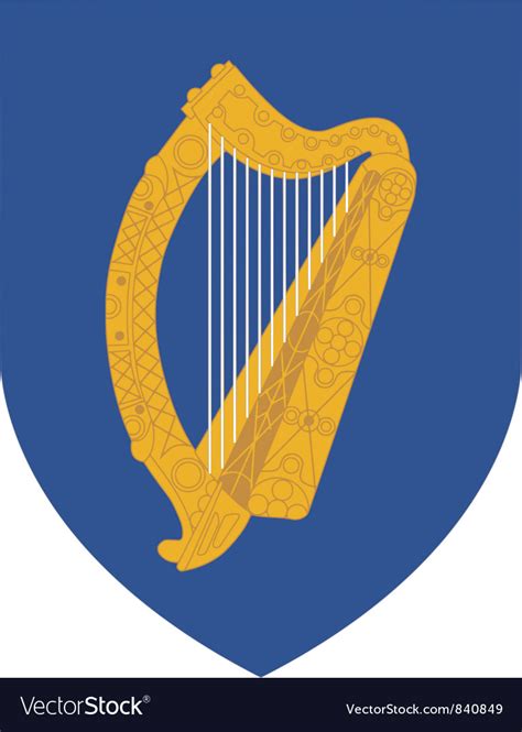 Coat arms ireland Royalty Free Vector Image - VectorStock