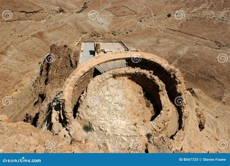 Ruins of Herod S Palace at Masada, Israel Stock Image - Image of antiquity, reconstruction: 8047725