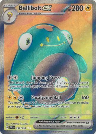 Bellibolt Ex 237 193 Full Art Secret Rare Near Mint Pokemon Card