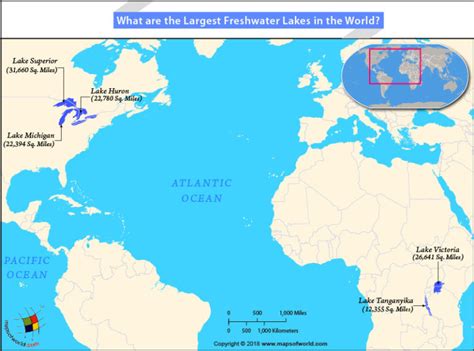 What Are The Largest Freshwater Lakes In The World Answers