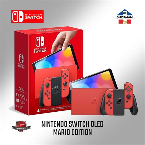 Nintendo Switch Console Oled Model Mario Red Edition Shopee Philippines