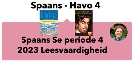 Spaans Se Periode Havo Leesvaardigheid Wikiwijs Maken