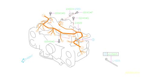 2013 Subaru Impreza Rs Sedan Engine Wiring Harness Wiring Harness Used For The Engine