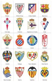 SOCCER: Spanish La Liga crests 2014-15 infographic